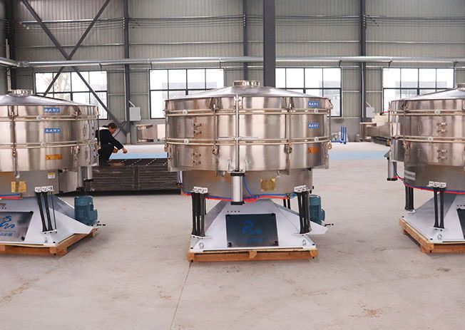 Screening equipment in the archived Zhenwei company workshop photograph